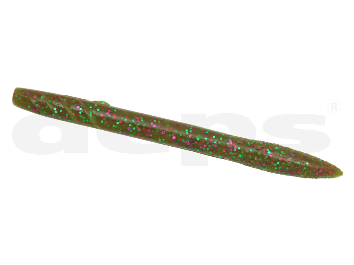 Green Pumpkin/ Purple & Green Flake #115