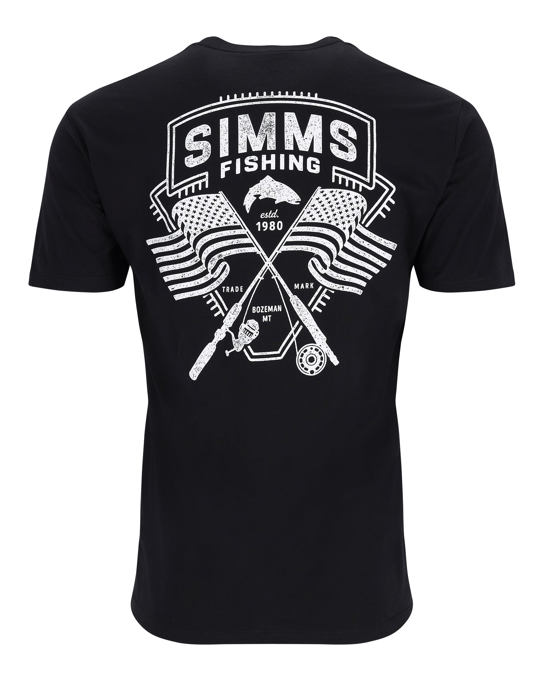 Simms M's Rods and Stripes T-Shirt