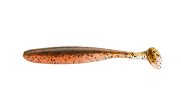 Keitech 4 Easy Shiner Green Pumpkin Fire - 7 Pezzi, 10 Cm, 5 G - Esca Morbida Pesca - Foto 2