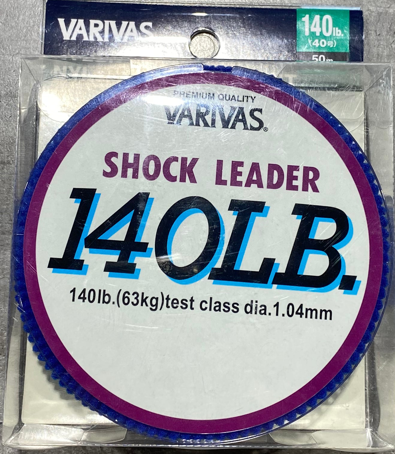 Prez Tackle Box - Varivas Shock Leader Nylon Monofilament 140lb