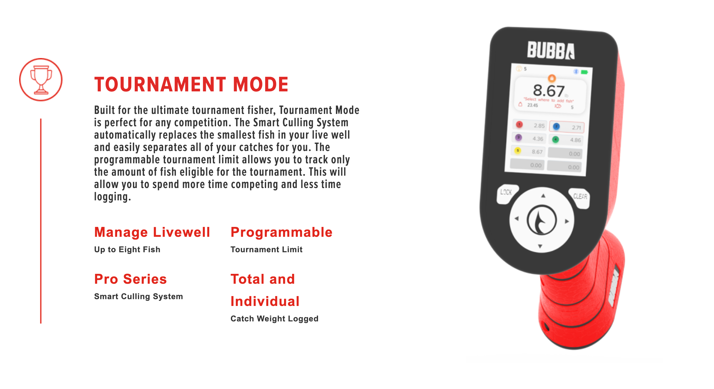 Bubba Pro Series Smart Fish Scale