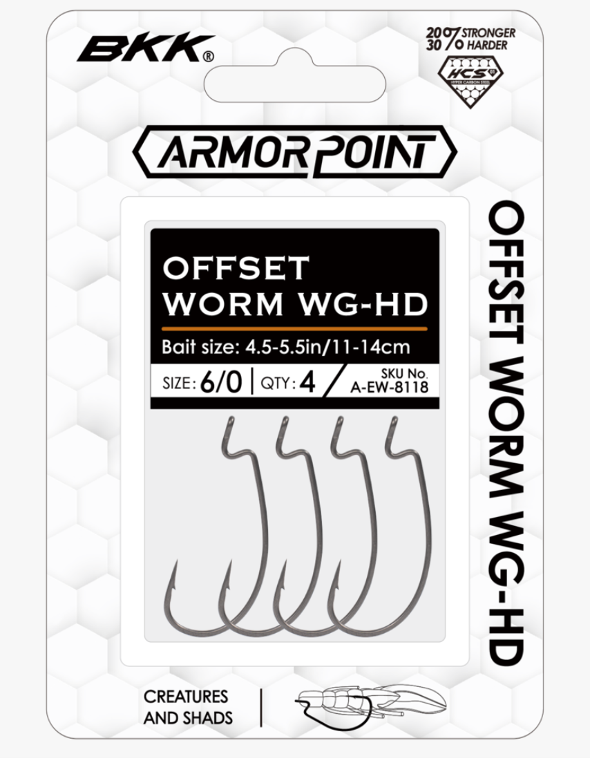 BKK Offset Worm WG-HD Hook