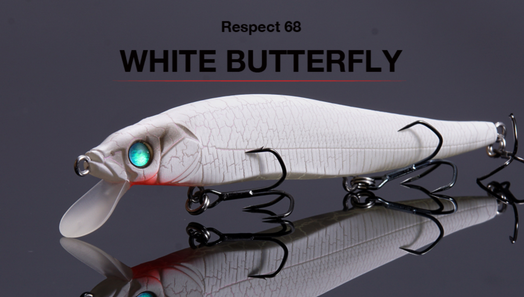 Megabass Respect Series 68 "White Butterfly"