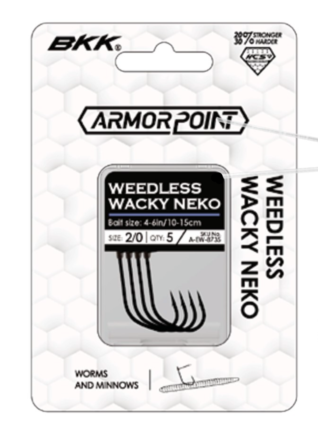 BKK Armor Point Weedless Wacky Neko
