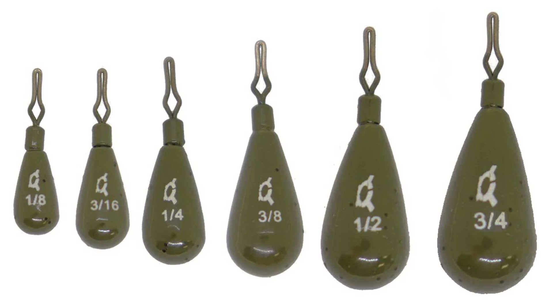 X Zone Tungsten Tear Drop Shot Weight