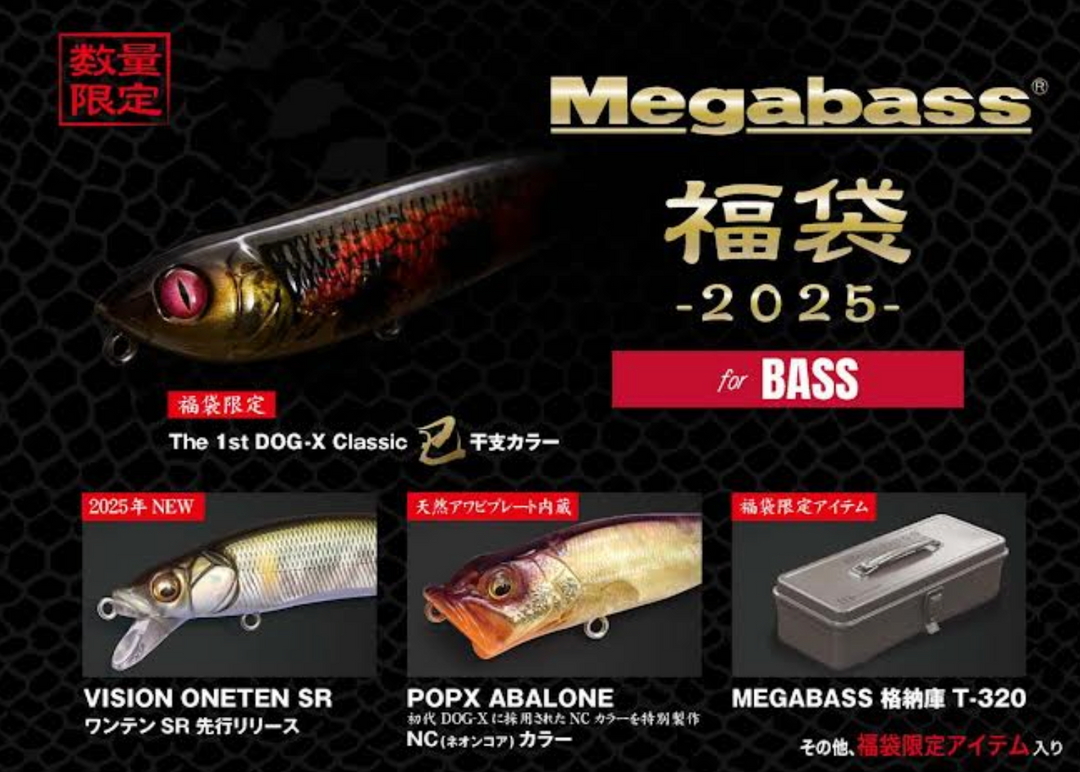 Megabass V-flat ABALOME set！