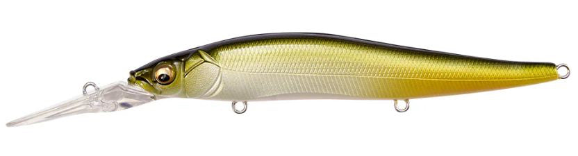 Prez Tackle Box - Megabass Vision Oneten - SG Mossback Yellow Fintail