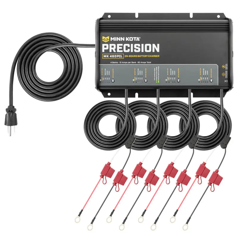 Minn Kota MK 460PCL 4 Banks 15 AMPS On-Board Precision Charger