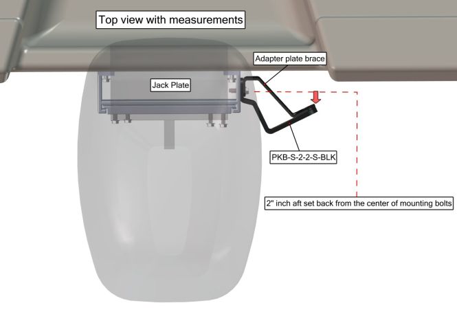 Power-Pole Braced Kit S-2-2 Starboard