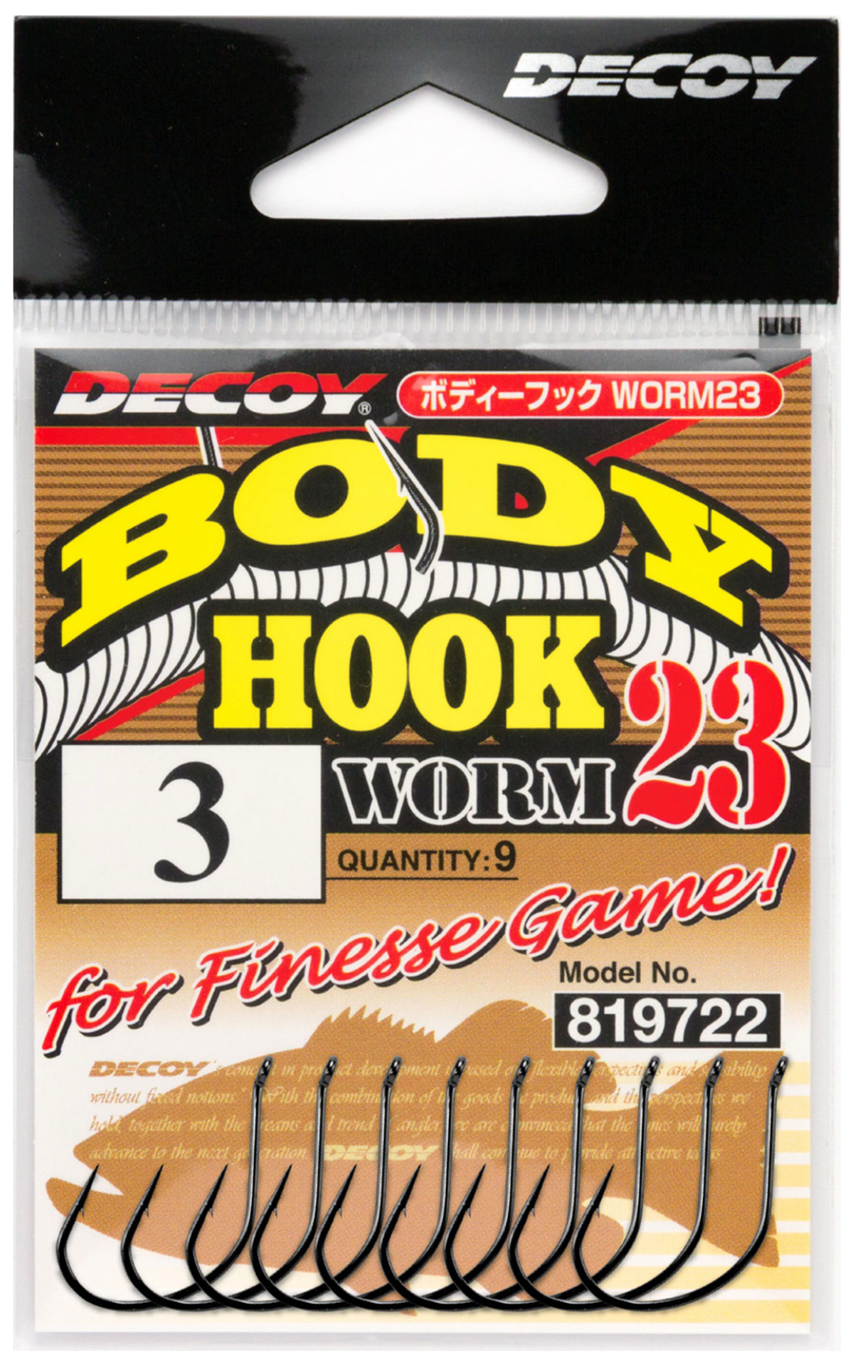 Decoy Worm 23 Body Hook