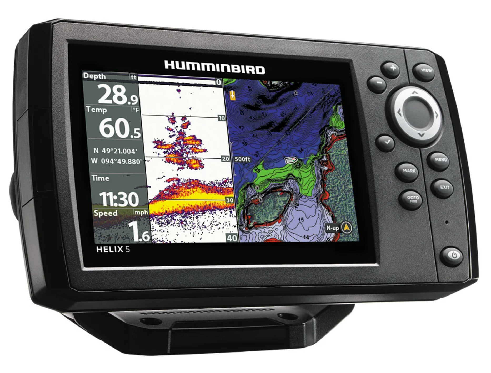 Humminbird Helix 5 CHIRP GPS G2 带 Navionics