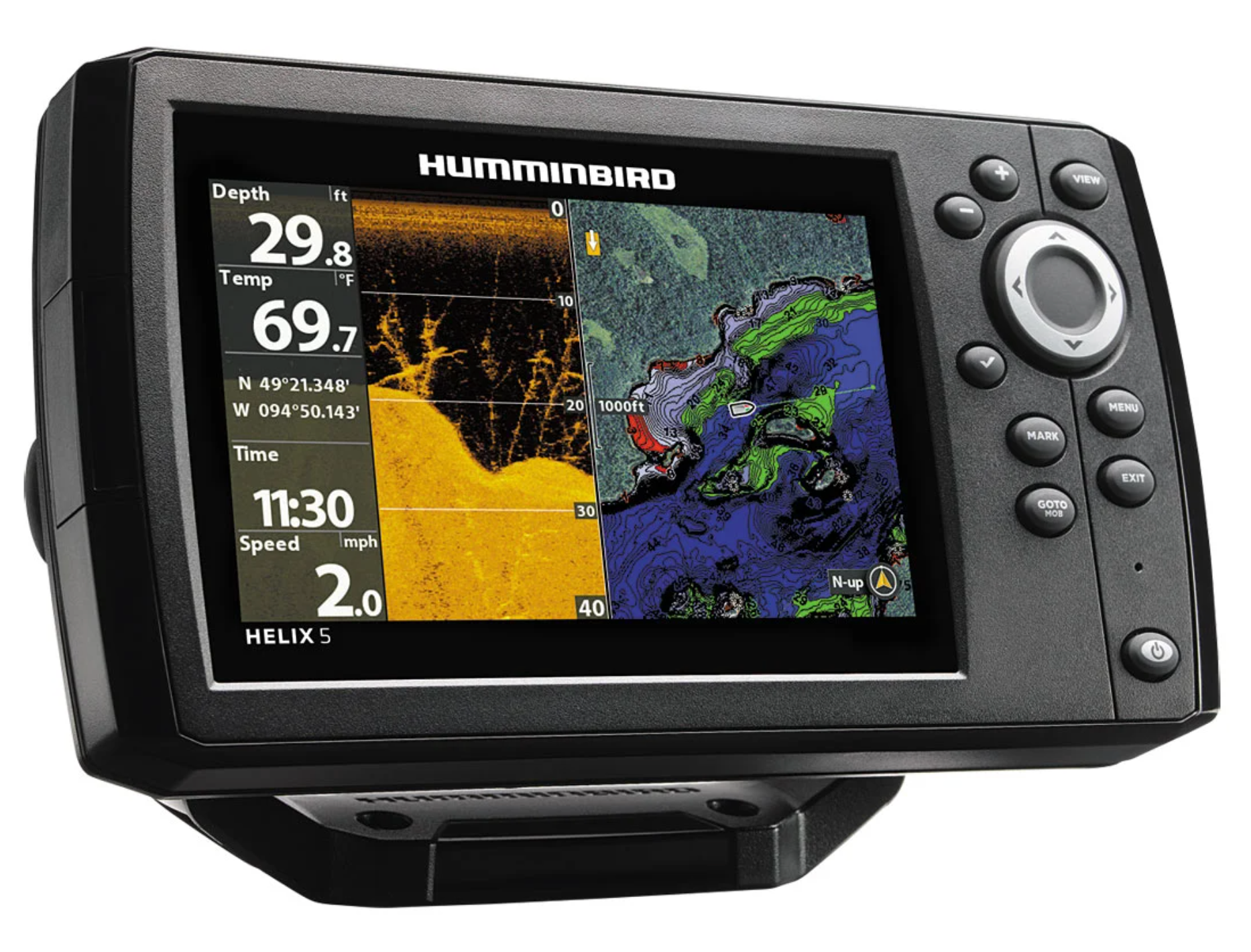 Humminbird Helix 5 CHIRP DI GPS G2 带 Navionics