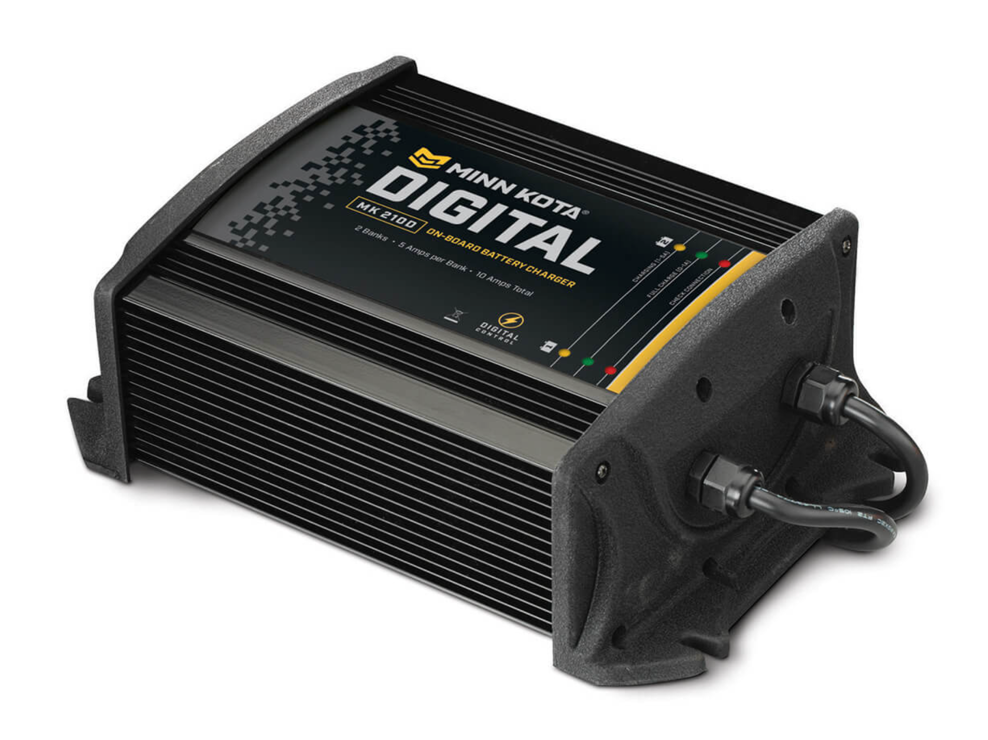 Minn Kota MK201D 2 Bank 10amp On Board Digital Charger