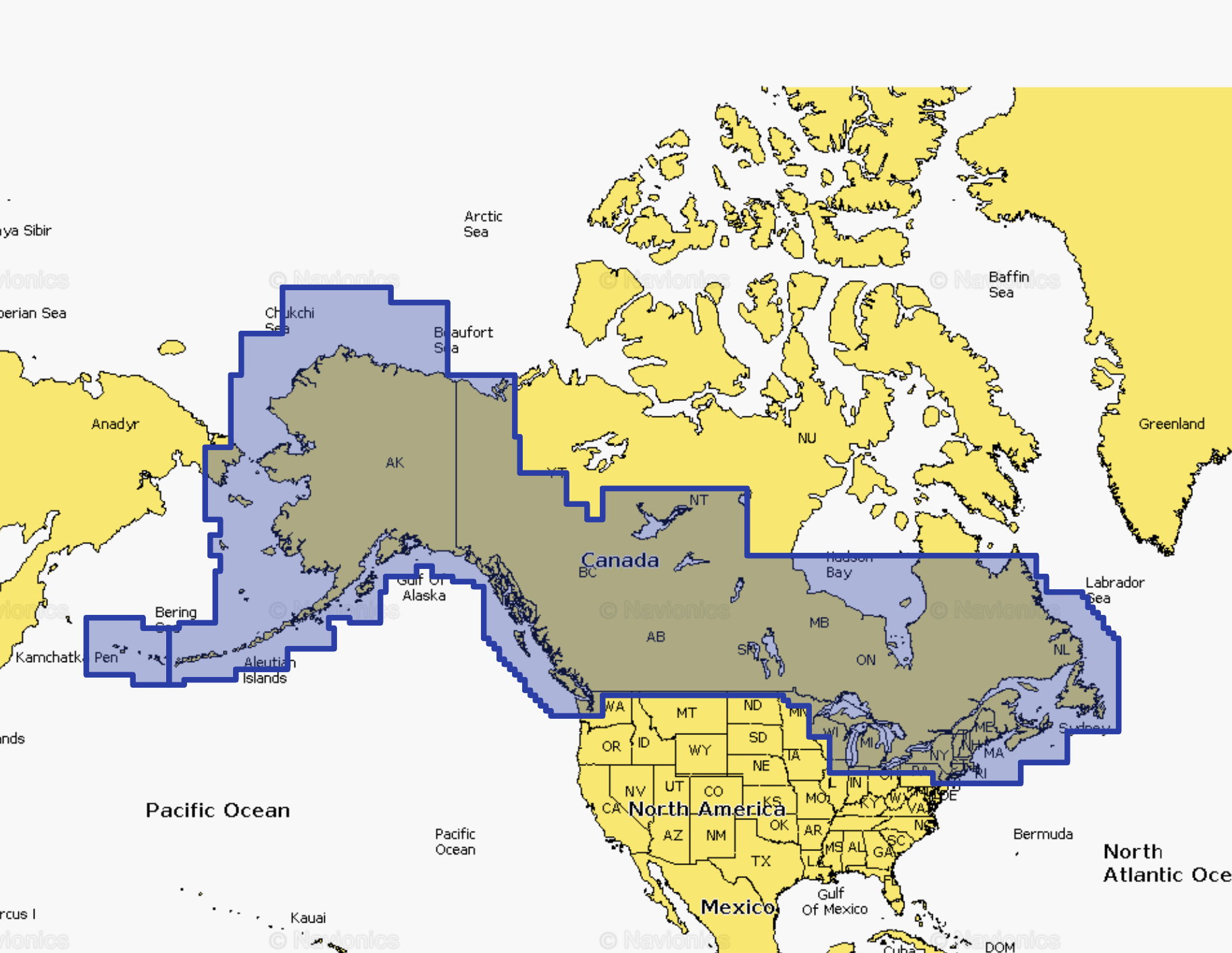 Navionics+ 地图卡