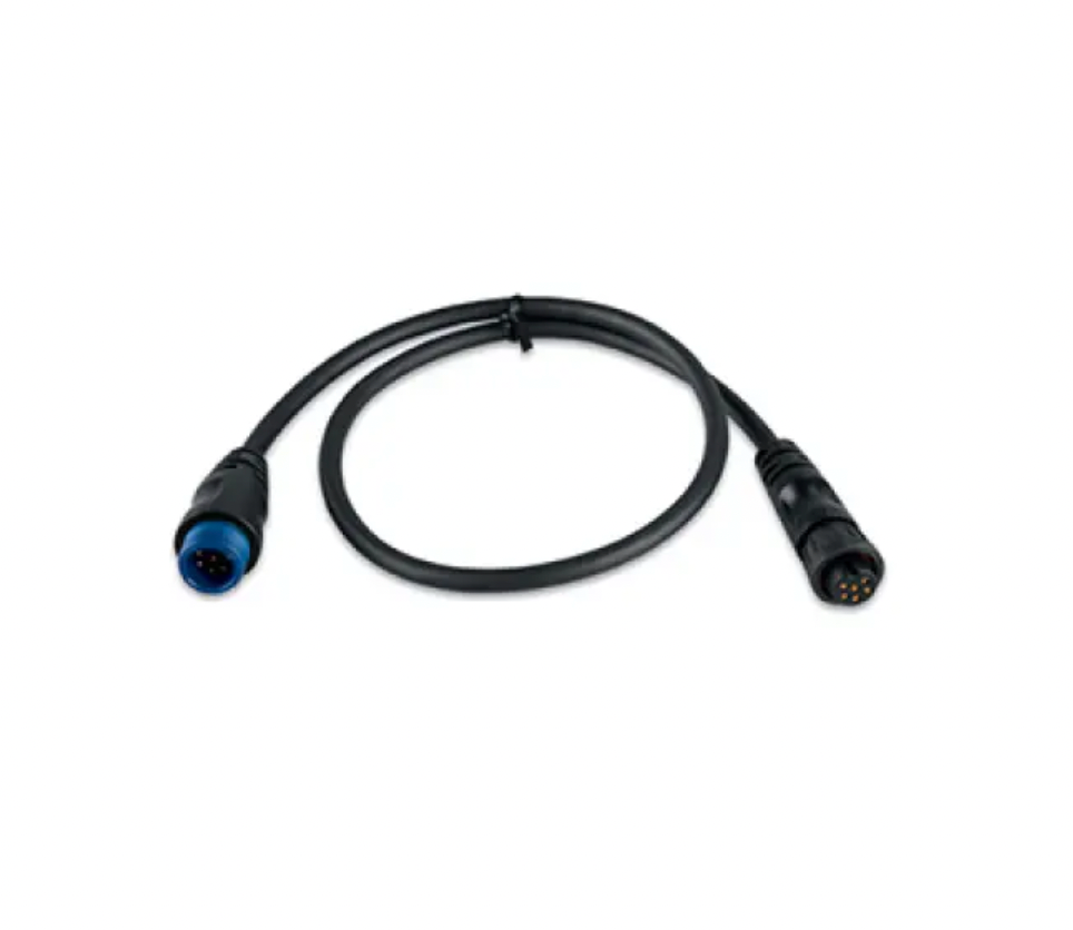 Garmin 8-pin Transducer to 6-pin Sounder Adapter Cable