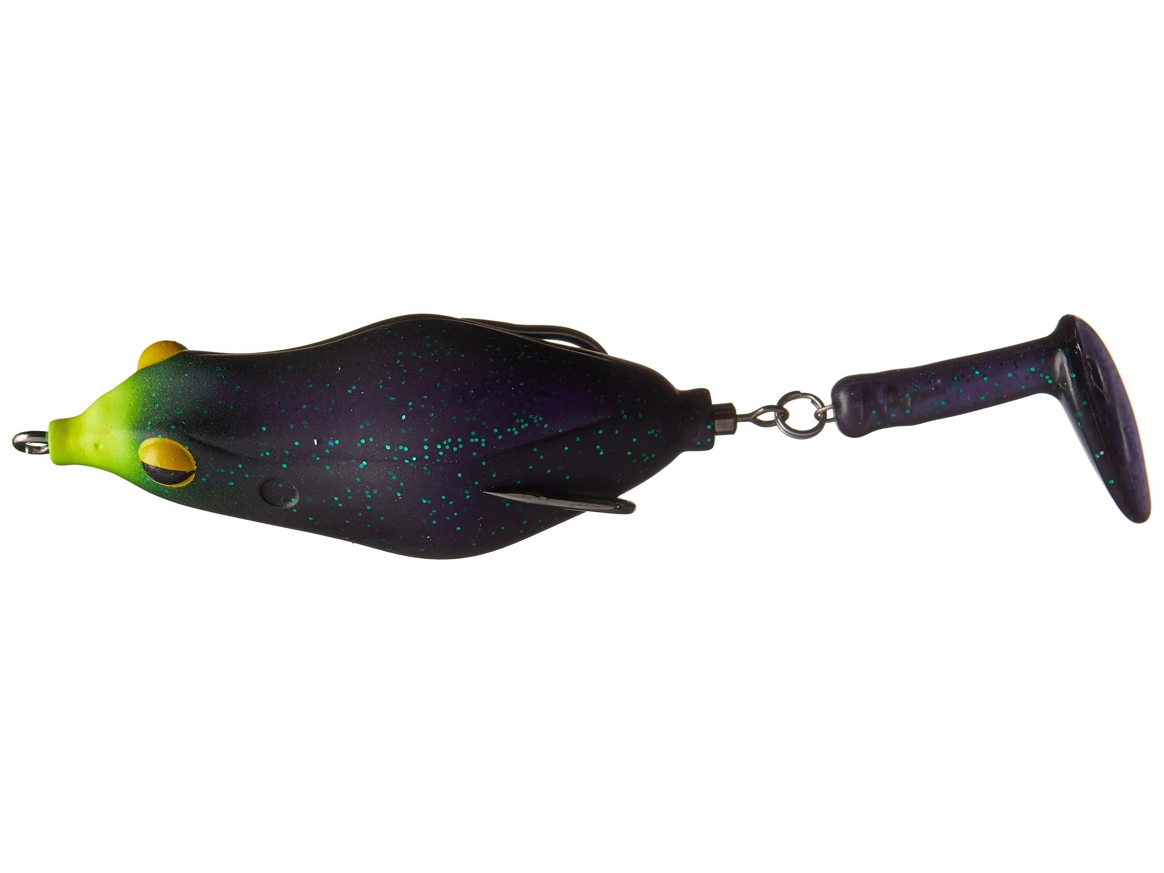Teckel Sprinker Frog Prop Bait Replacement Tails – 4 Tails Per Pack, Blue (2 Packs Total)
